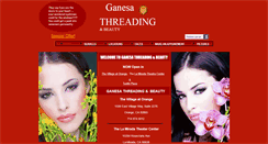 Desktop Screenshot of ganesabeauty.com